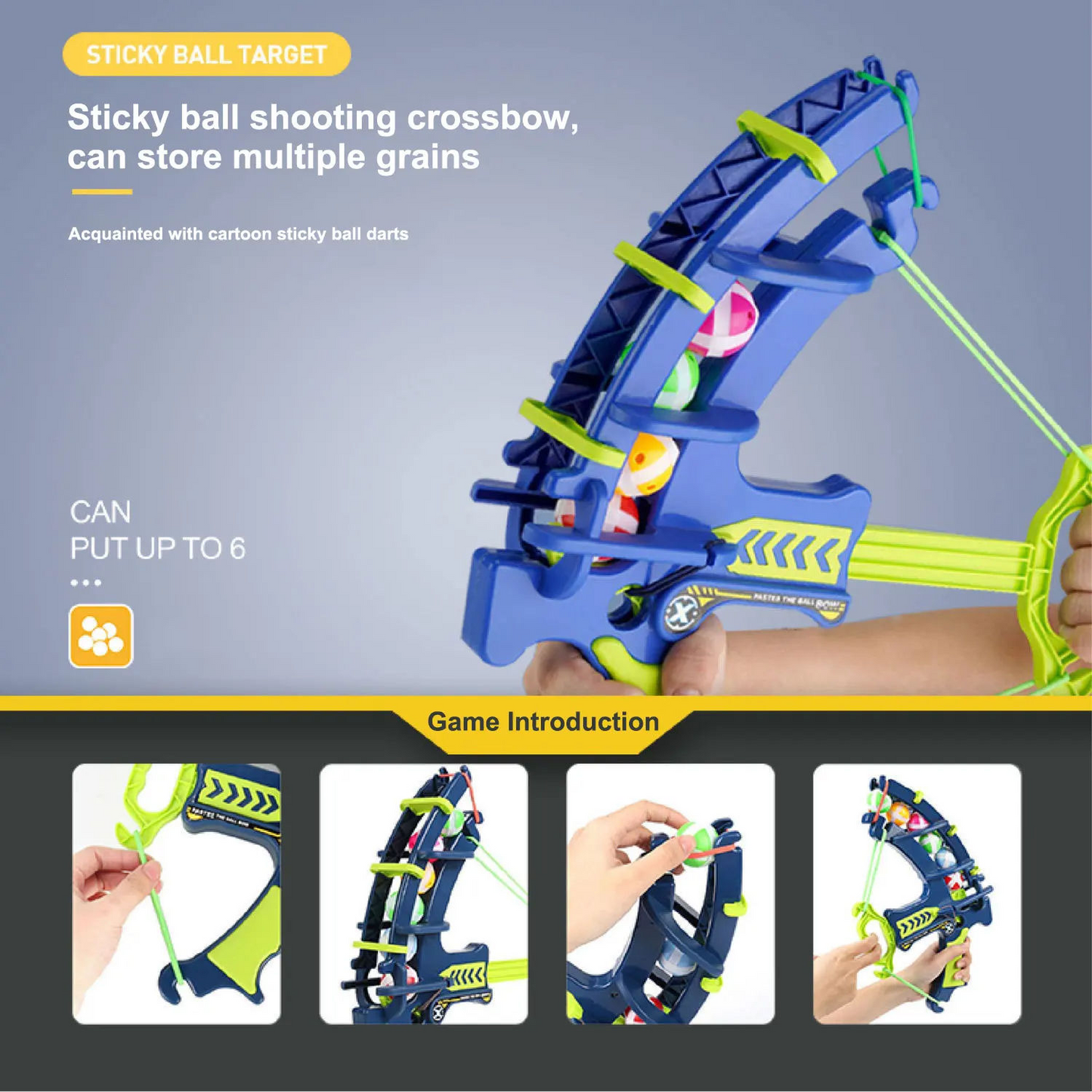 Sticky Ball Dartboard Set for Kids – Indoor & Outdoor Sensory Target Game with Bow and Arrows, Safe Party Toy for Boys & Family Fun