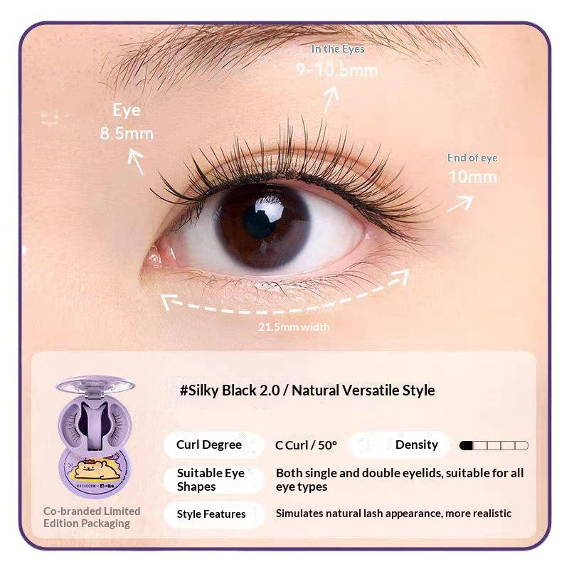 Soft Magnetic False Eyelashes – Glue-Free Natural Look Reusable Lashes for Women