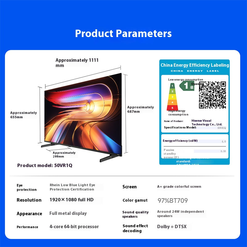 HISENSE 50" ASTRAL 4K UHD SMART TV