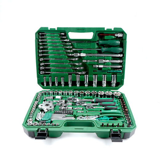 123+1 PCS Professional Auto Repair Tool Kit