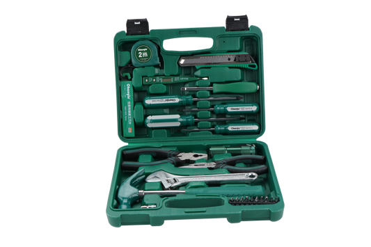 Household Hand Tool Set with Toolbox for Electrical & Carpentry Work