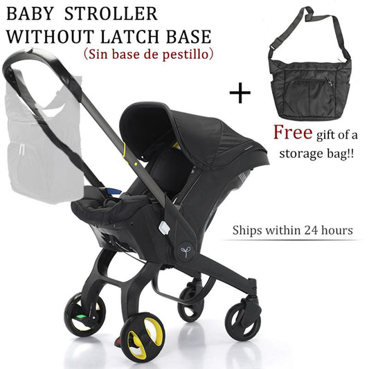 Foldable Newborn Baby Stroller – Safe, Reversible & Travel-Ready with Free Bag