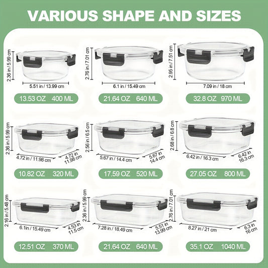 12-Piece Food Storage Container Set