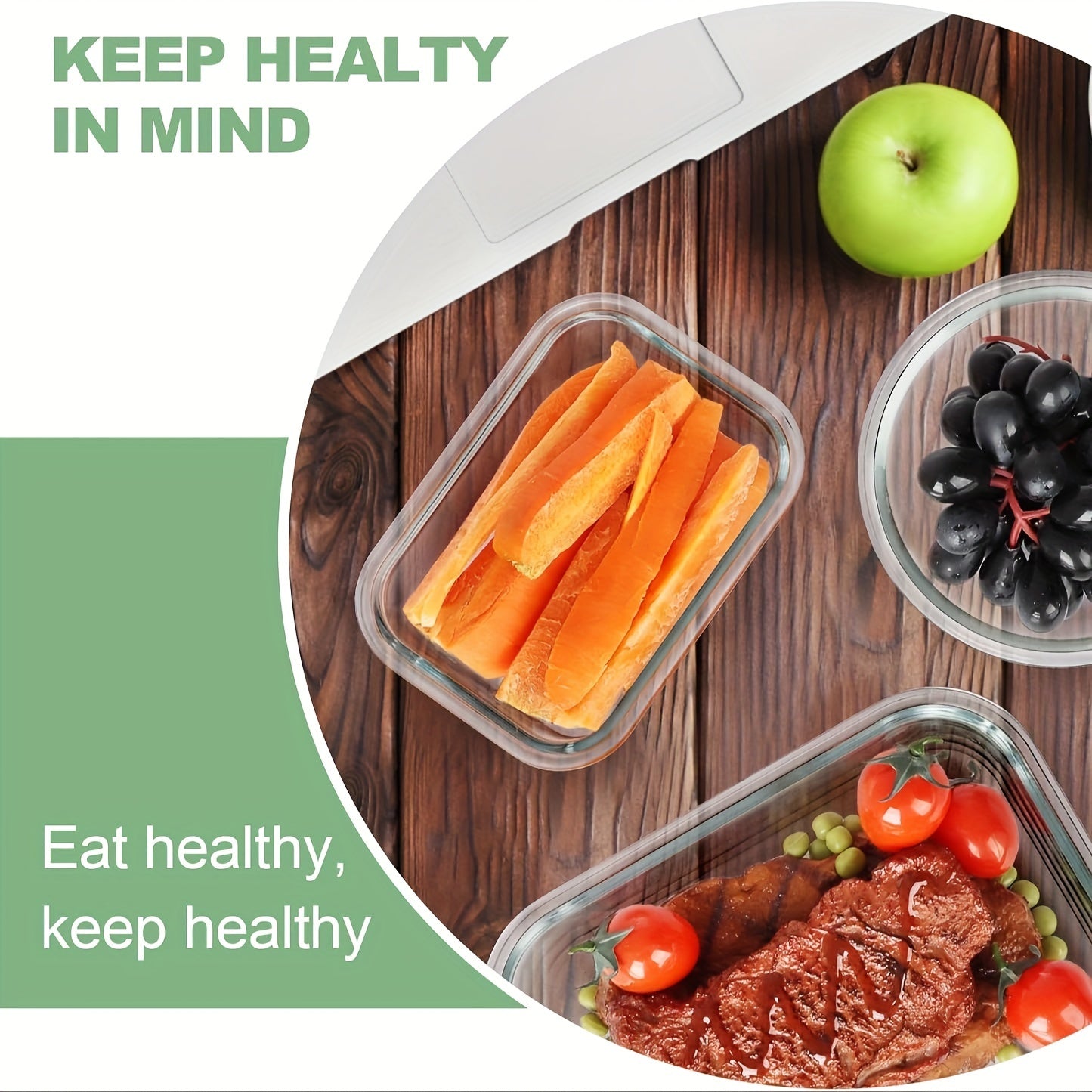 12-Piece Food Storage Container Set