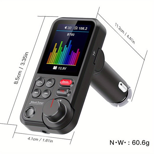 Car FM Transmitter – Wireless Audio & Hands-Free Calling on the Road