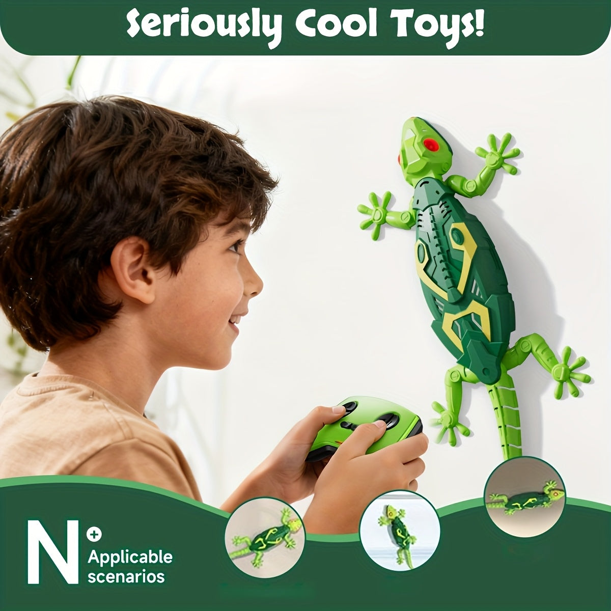 Wall Climbing Robot Toy – Rechargeable Crawling Fun on Floors & Walls