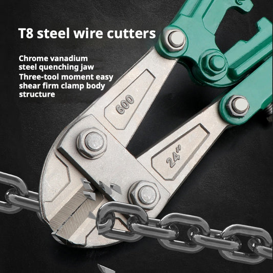 Heavy-Duty Bolt Cutter – T8 Steel Wire & Rebar Cutting Pliers