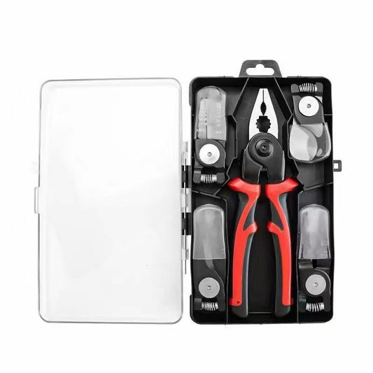 5-in-1 Multi-Function Pliers Set  Wire Cutters, Needle Nose, Stripping, Crimping & More