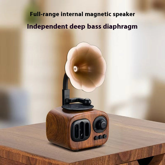 Vintage Bloom Bluetooth Radio