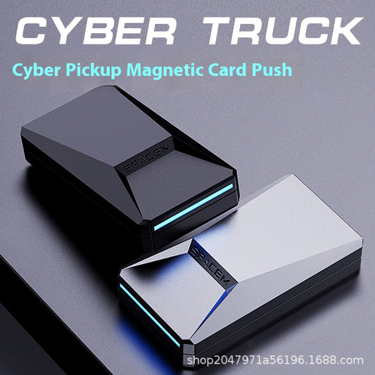 Alloy Magnetic Fingertip Push - Card Decompression Toy