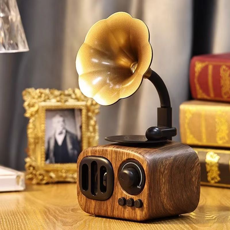 Vintage Bloom Bluetooth Radio