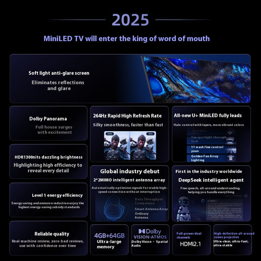 HISENSE 55" ASTRAL 4K UHD SMART TV