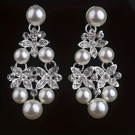 Elegant Freshwater Pearl Jewelry Set – 925 Sterling Silver Necklace & Earrings for Women