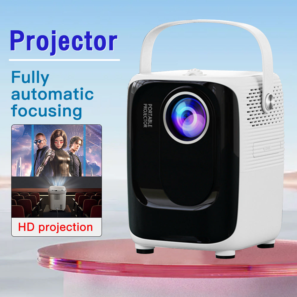 Smart Projector A007 | Mini 4K Ultra HD Outdoor & Home Theater Projector, 1080P Resolution