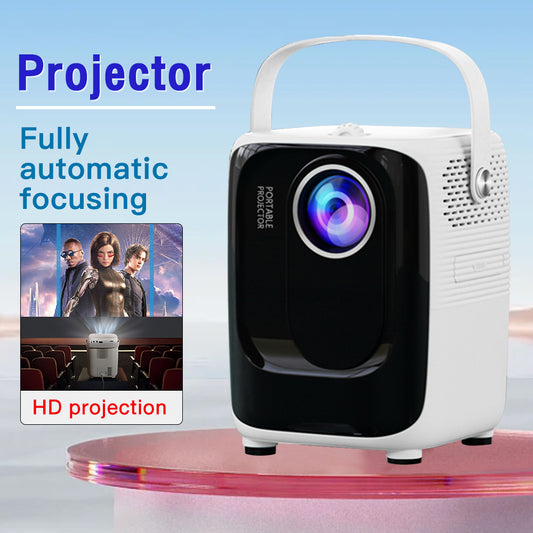 Smart Projector A007 | Mini 4K Ultra HD Outdoor & Home Theater Projector, 1080P Resolution