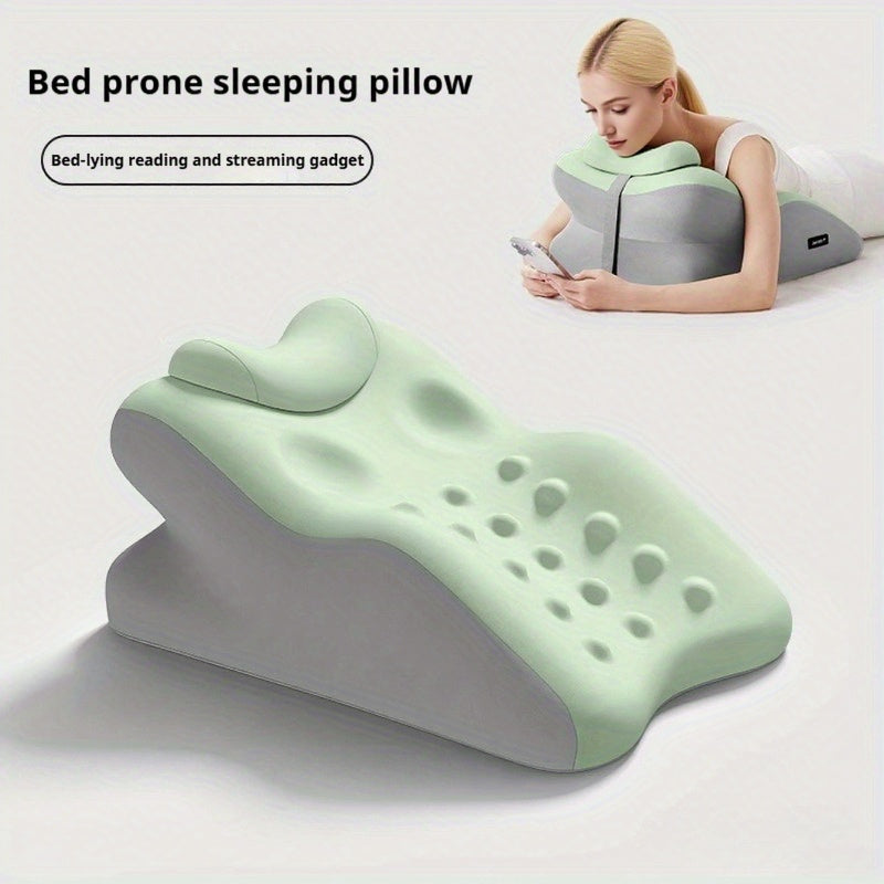 Ergonomic Neck & Lumbar Support Pillow – Removable Washable Cover for Bed, Office & Chair Use