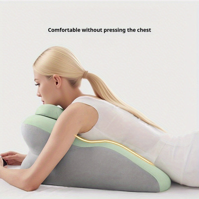 Ergonomic Neck & Lumbar Support Pillow – Removable Washable Cover for Bed, Office & Chair Use
