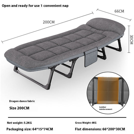 Portable Foldable Nap Cot – Lightweight Single Sleeper Bed for Office, Outdoor & Care Use