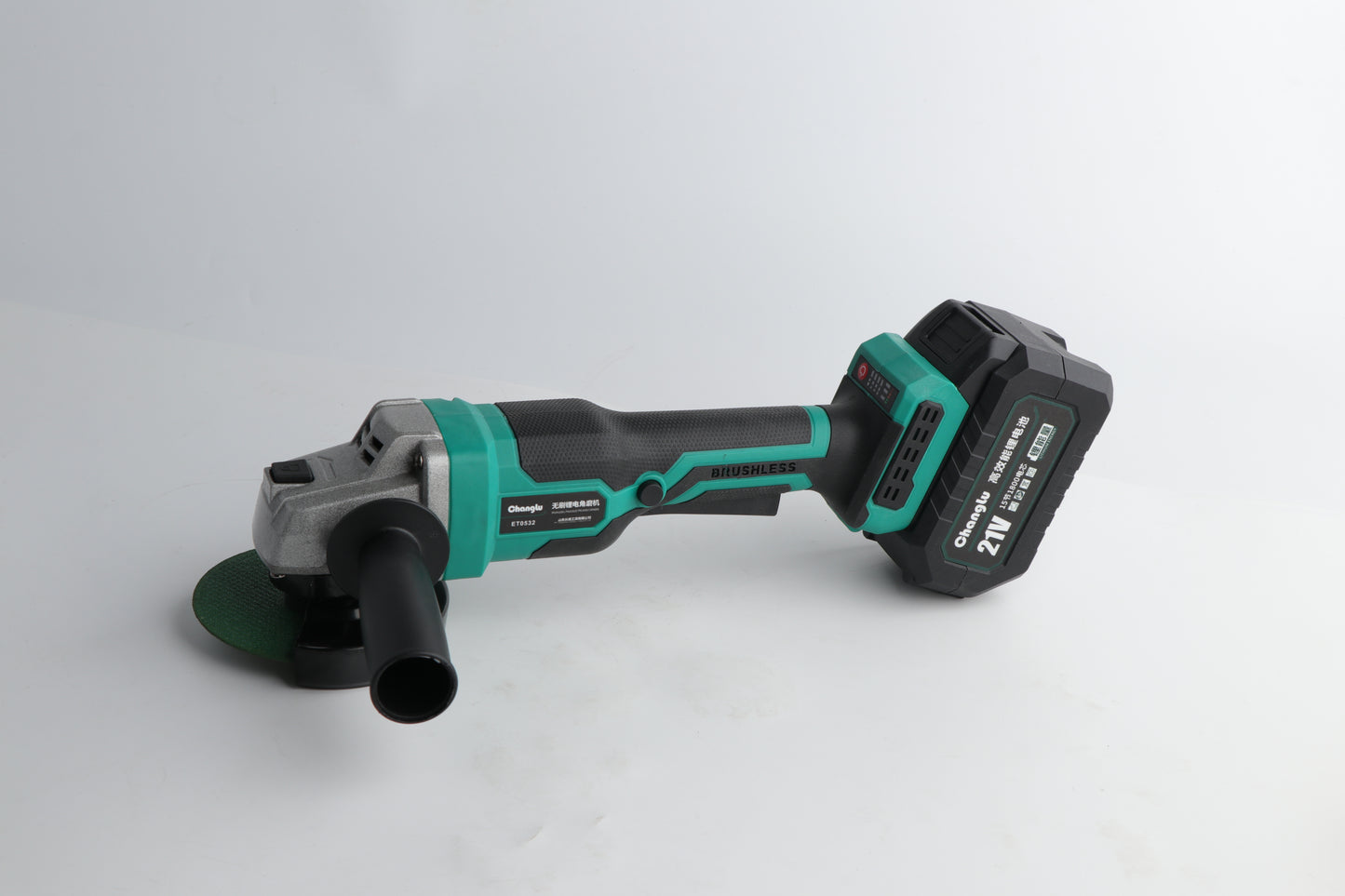 Brushless lithium battery angle grinder 21V