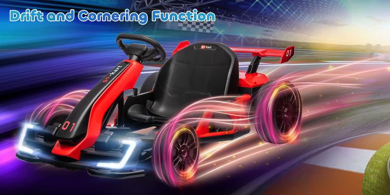 Aosom 24V Electric Go Kart – Drift, Race, and Play with Thrilling Power