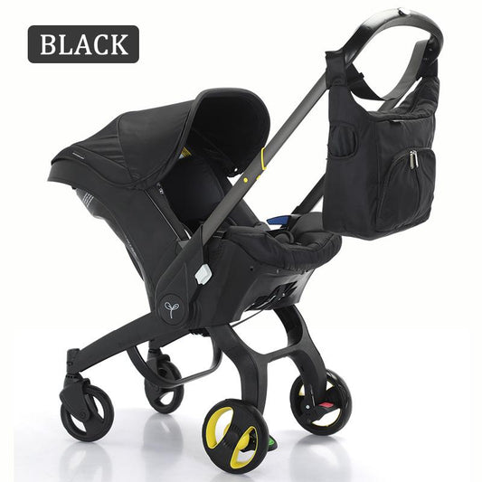 Foldable Newborn Baby Stroller – Safe, Reversible & Travel-Ready with Free Bag