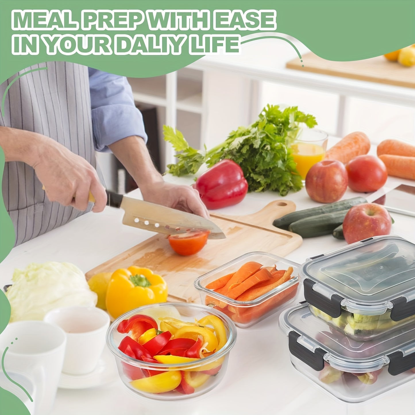 12-Piece Food Storage Container Set