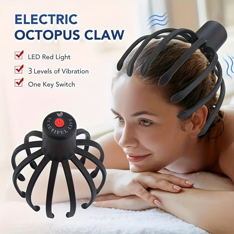 Electric Octopus Head Scalp Massager – Ultimate Relaxation for Your Scalp