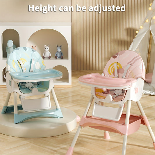 Adjustable Baby High Chair – Multi-Function Dining, Playing & Relaxing Seat