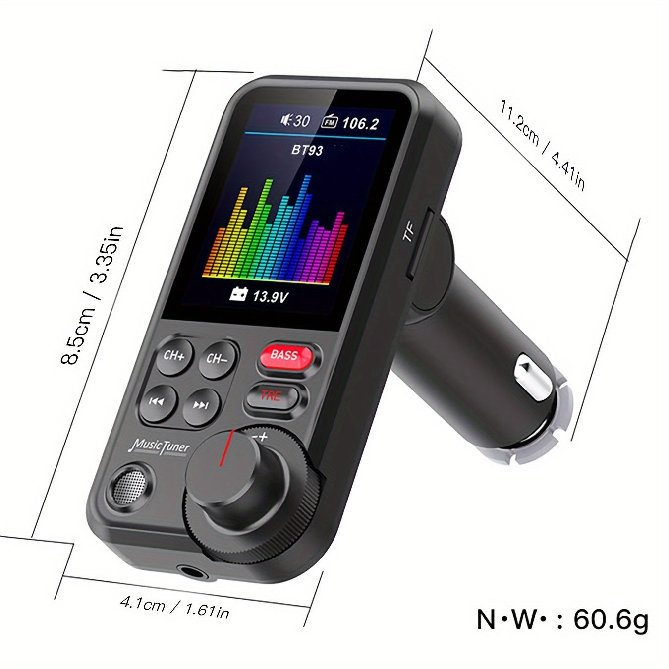 Car FM Transmitter – Wireless Audio & Hands-Free Calling on the Road