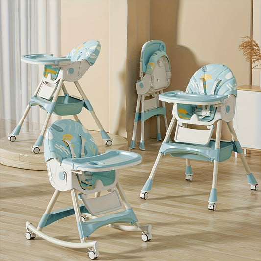 Adjustable Baby High Chair – Multi-Function Dining, Playing & Relaxing Seat
