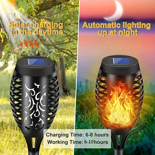 Solar Flame Torch Lights (12-Pack)