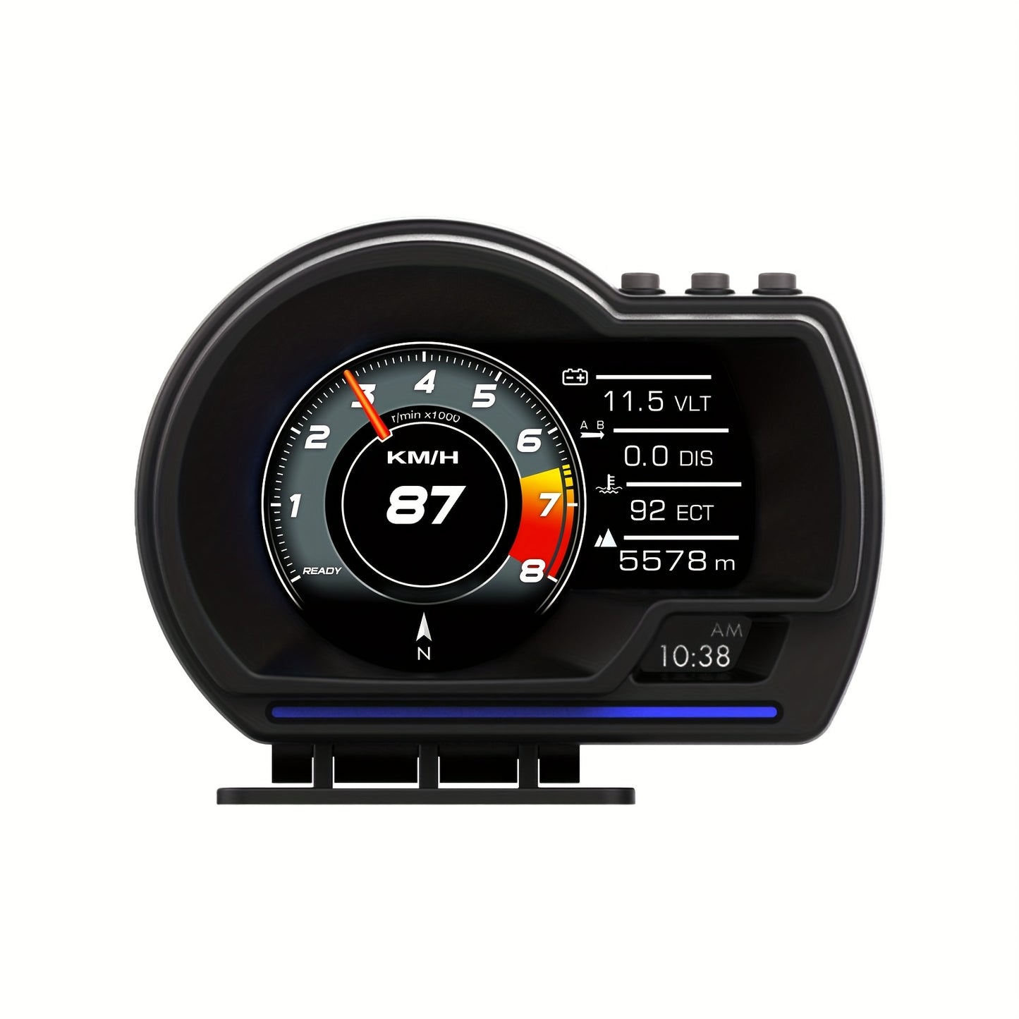 OBD2 HUD + GPS Head-Up Display – Smart Driving Data at a Glance