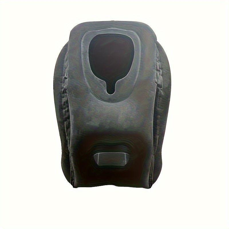 Inflatable Travel Pillow with Patented Valve – Neck & Head Support for Long Flights, Car & Office Naps