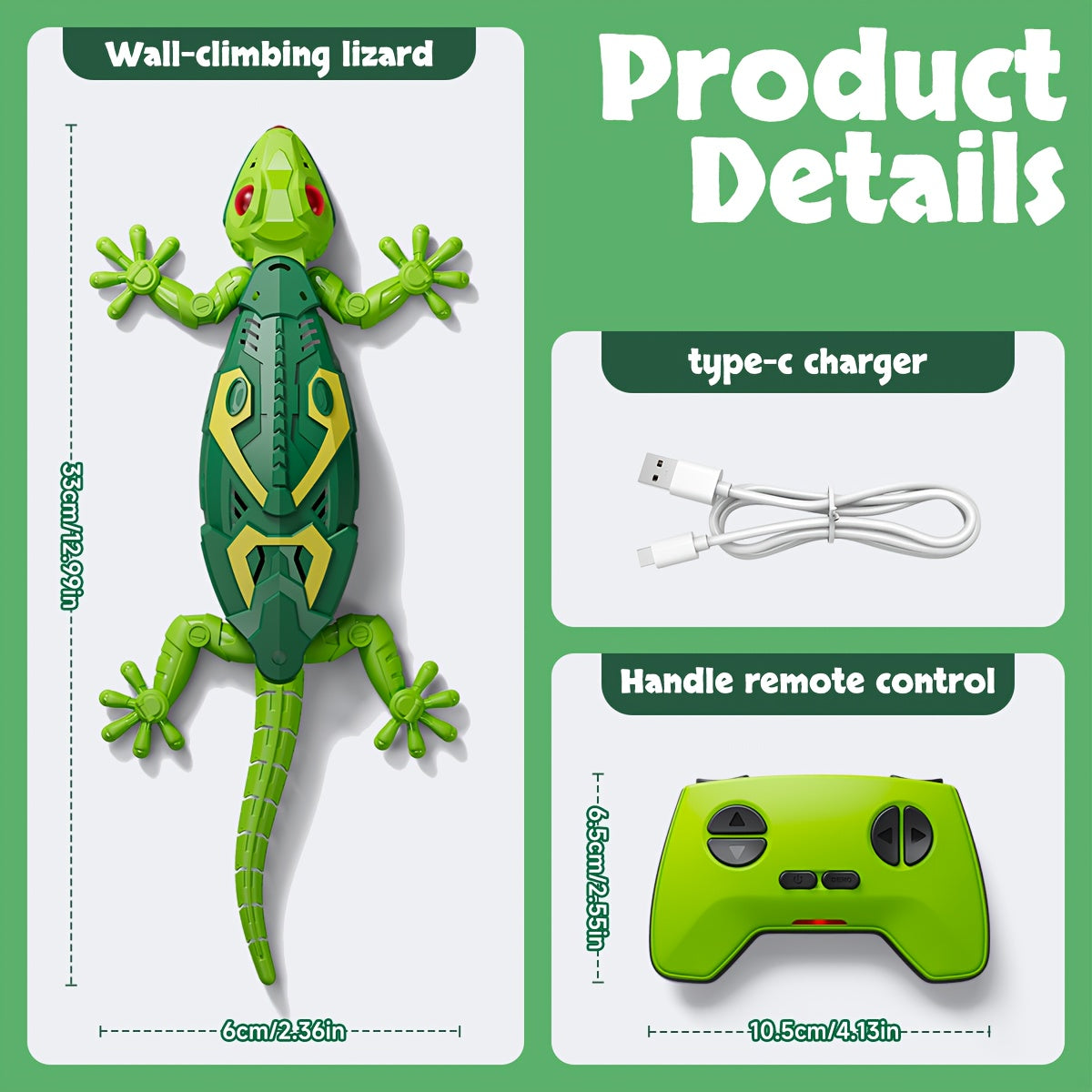 Wall Climbing Robot Toy – Rechargeable Crawling Fun on Floors & Walls