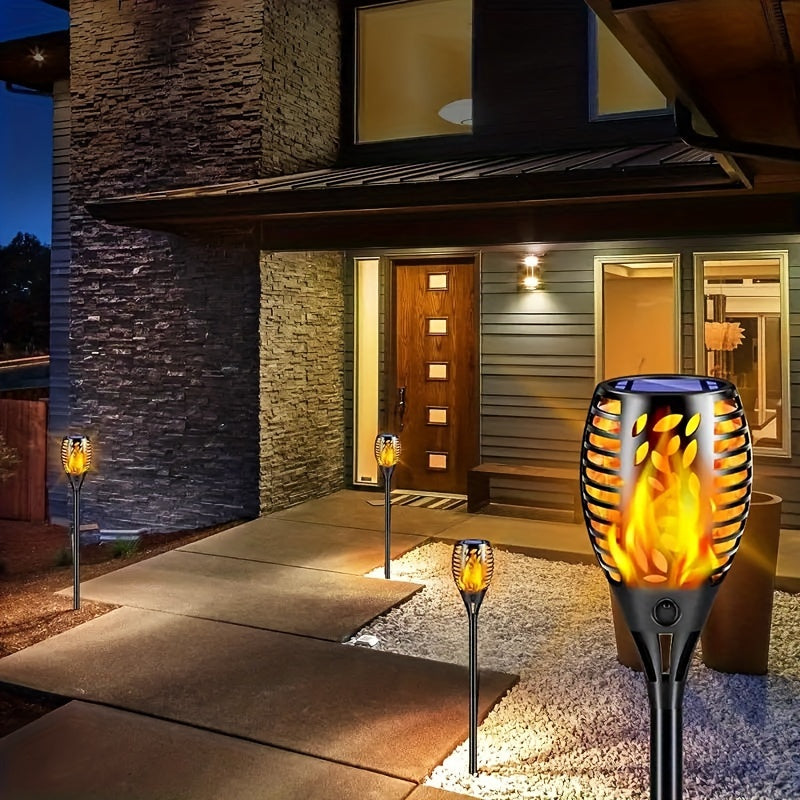 Solar Flame Torch Lights (12-Pack)