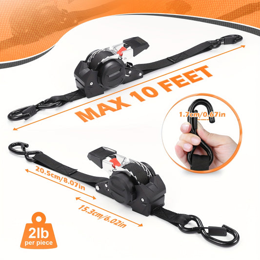 Automatic Retractable Luggage Strap – Secure Your Belongings with One Pull