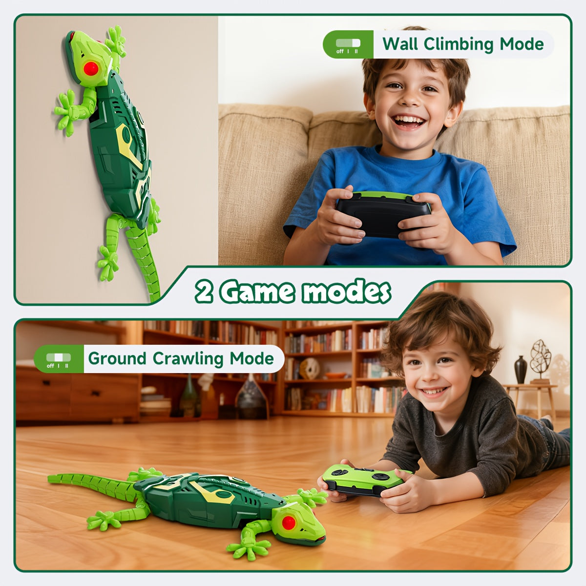 Wall Climbing Robot Toy – Rechargeable Crawling Fun on Floors & Walls