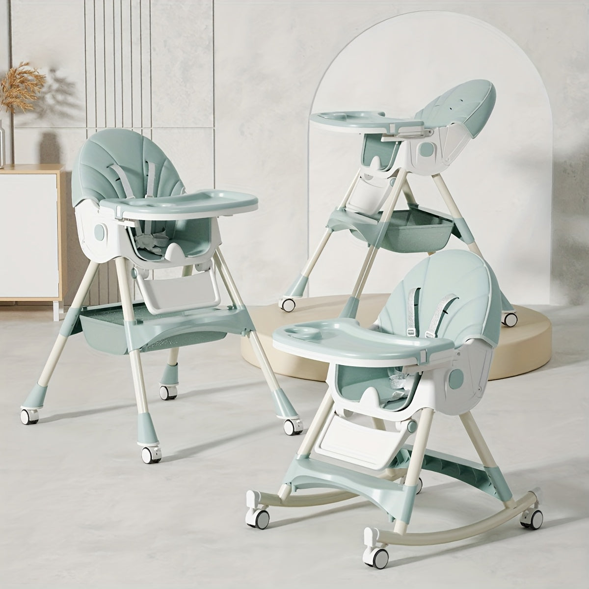 Adjustable Baby High Chair – Multi-Function Dining, Playing & Relaxing Seat