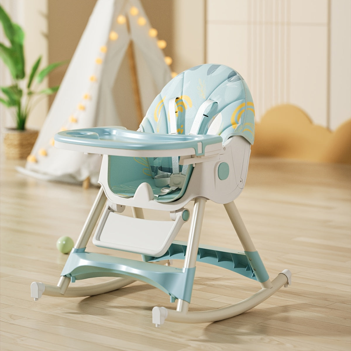 Adjustable Baby High Chair – Multi-Function Dining, Playing & Relaxing Seat