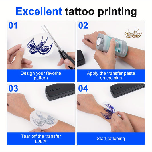 D810B A4 Inkless Printer – Wireless Portable Printing Anytime, Anywhere