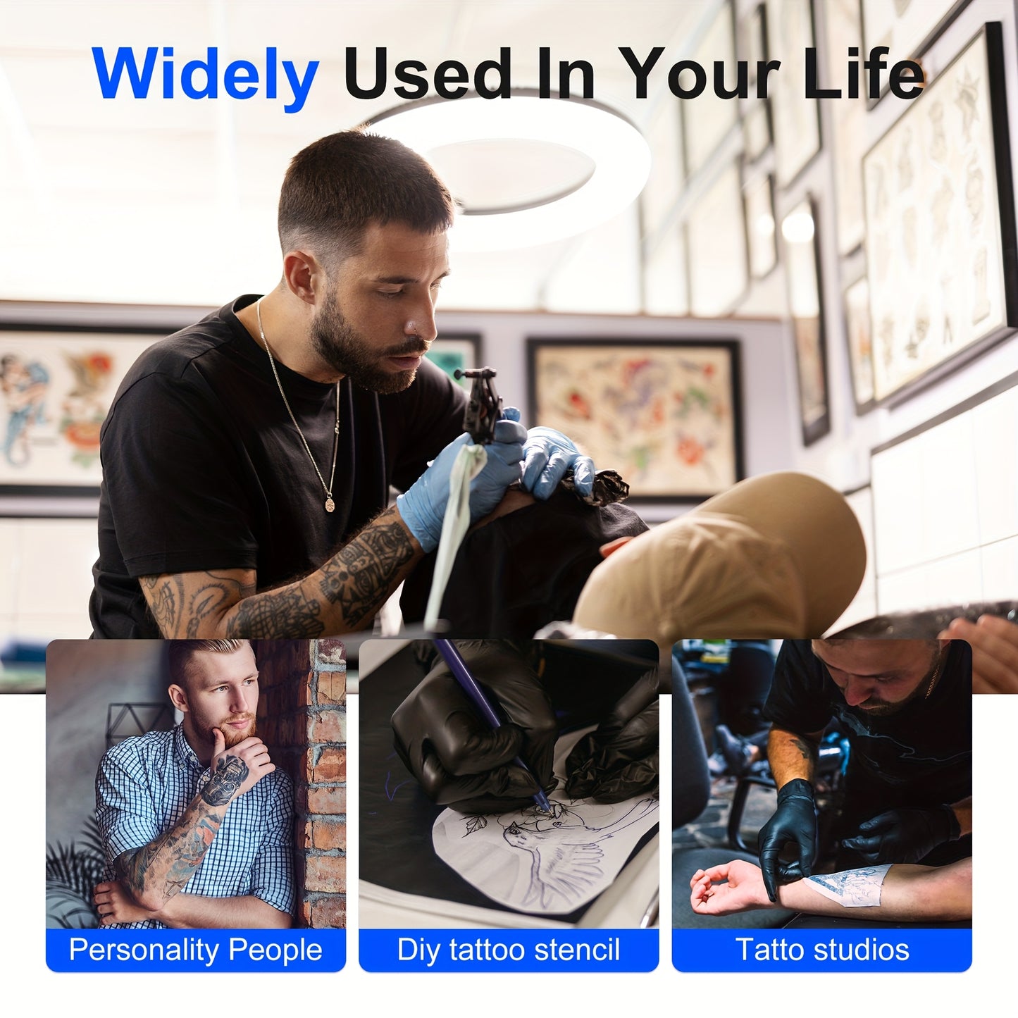 D810B A4 Inkless Printer – Wireless Portable Printing Anytime, Anywhere