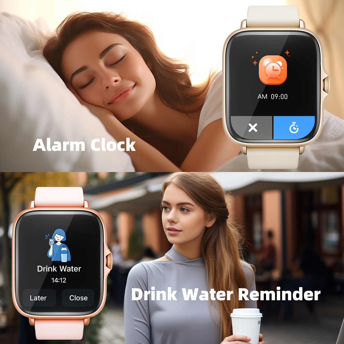 DESERTCAT 1.83" Smart Watch – Stay Connected, Healthy & Active Every Day