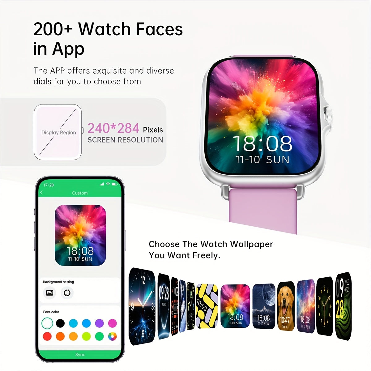 DESERTCAT 1.83" Smart Watch – Stay Connected, Healthy & Active Every Day