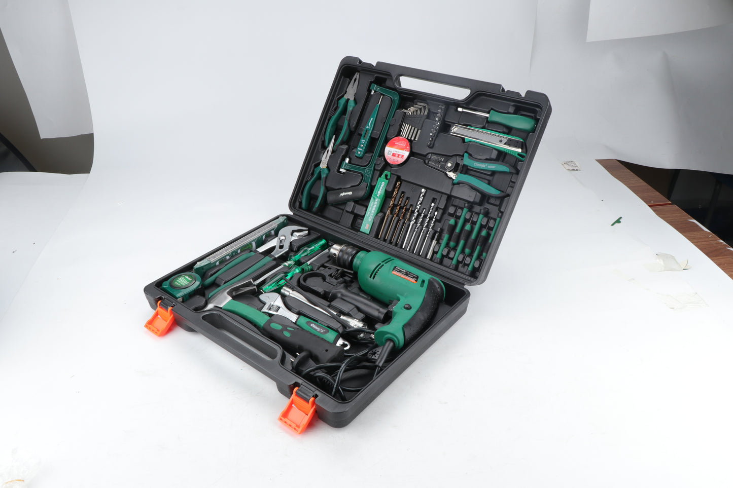 Household electric drill tool set