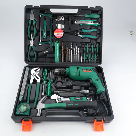 Household electric drill tool set