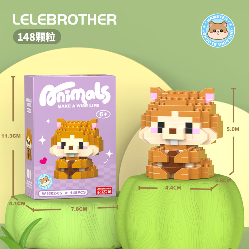 High - quality Cartoon Animal Building Blocks