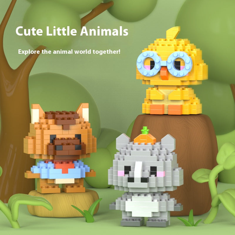 High - quality Cartoon Animal Building Blocks