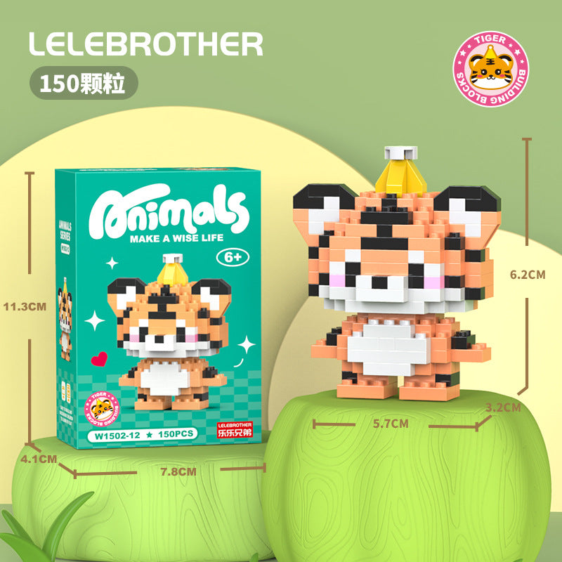 High - quality Cartoon Animal Building Blocks