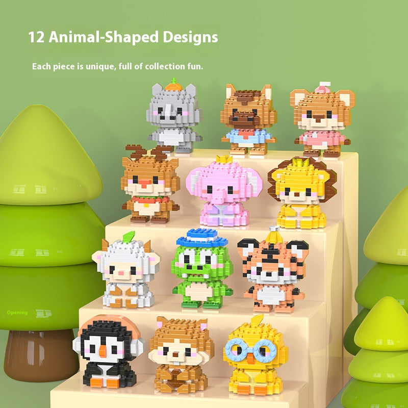 High - quality Cartoon Animal Building Blocks