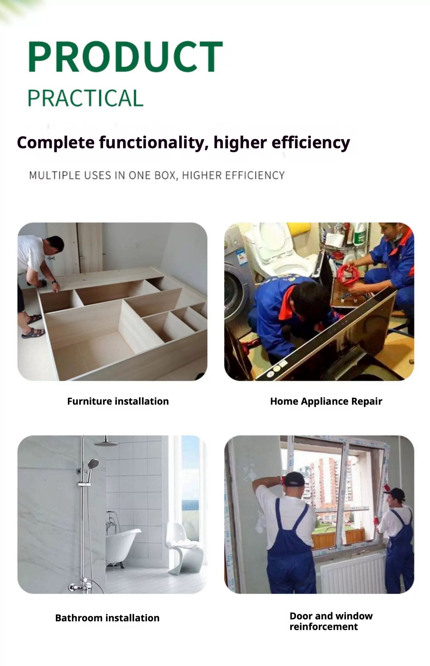 123-piece household tool set